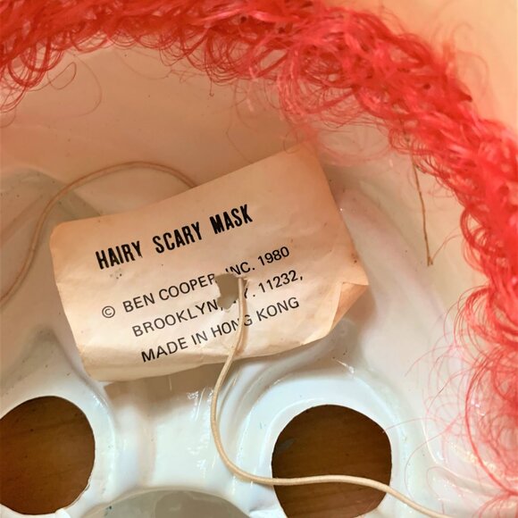 Vintage Ben Cooper Halloween Clown Mask - Picture 3 of 4